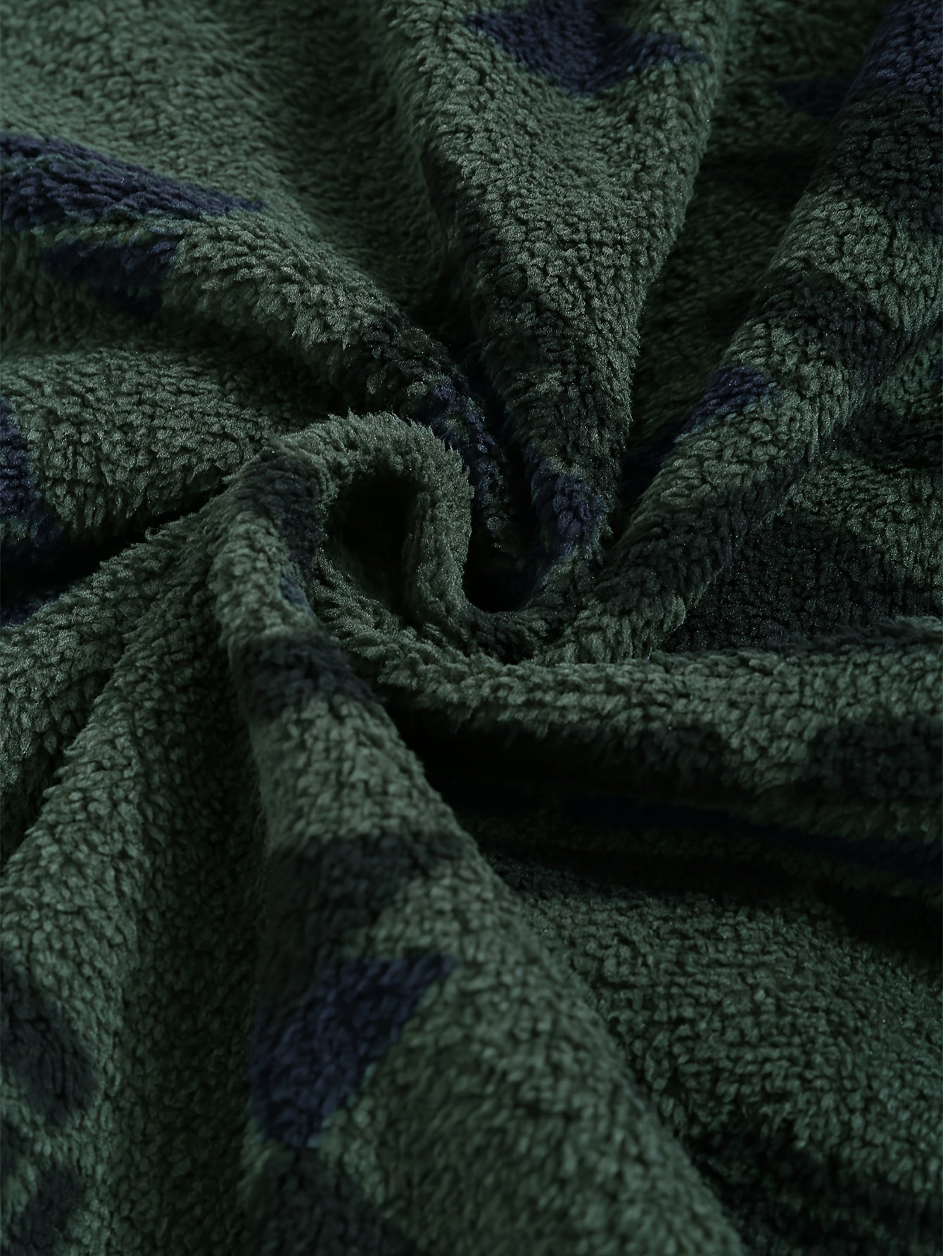 Aztec Pattern Fuzzy Jacket, Casual Zip Up Outwear For Winter & Fall, Women's Clothing