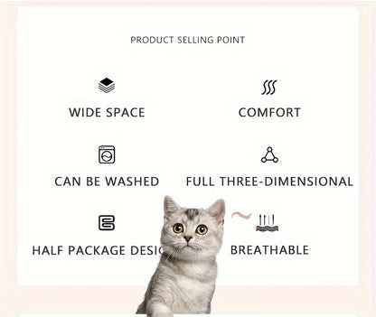 Grey Washable Non-Slip Cozy Winter Pet Bed Cats & Dogs - Soft Fiber Fill Polyest