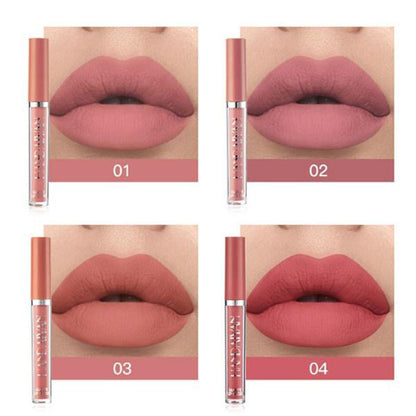 6 Pcs/Set New Long Lasting Waterproof Lipstick Set Women Lips Makeup Cosmetic Valentine's Day Gifts