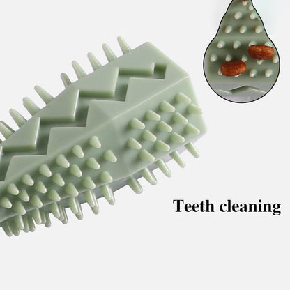 Durable Dog Chew Stick, Toothbrush Tooth Cleaning And Massage - Soft Rubber Pet