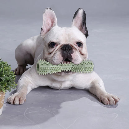 Durable Dog Chew Stick, Toothbrush Tooth Cleaning And Massage - Soft Rubber Pet