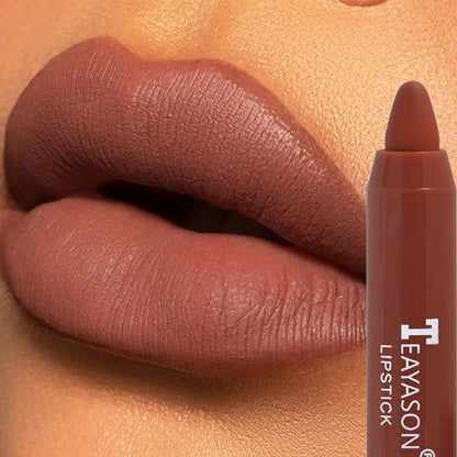 1PC Sexy Matte Lipstick Waterproof Long Lasting Color Rendering Non-stick Velvet Lips Liner Pencil Woman Makeup Cosmetics Valentine's Day Gifts