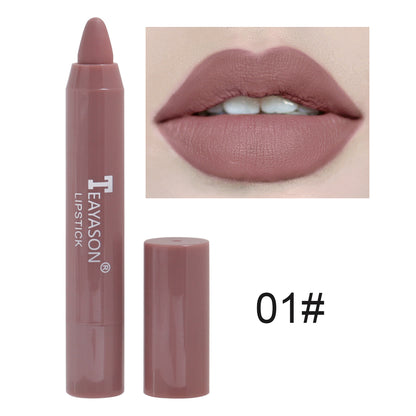 1PC Sexy Matte Lipstick Waterproof Long Lasting Color Rendering Non-stick Velvet Lips Liner Pencil Woman Makeup Cosmetics Valentine's Day Gifts