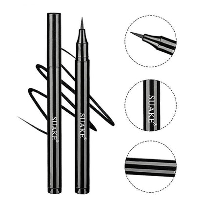 High-Quality Quick-Dry Waterproof Black Liquid Eyeliner Pencil - Sweatproof, Smudge-Proof, Long-Lasting, Easy Precision Application for Stunning Eye Makeup, Eyeliner Waterproof Smudge Proof