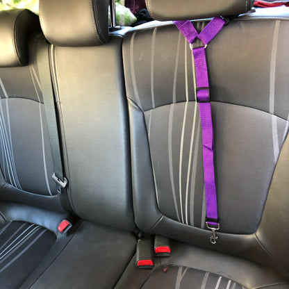 Pet Safety Harness - Car Seat Belt Lead Leash Safe Travel, Easy Installation, an