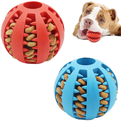[1PC Interactive Dog Ball Toy] 1PC Dog Ball Toys Small Dogs Interactive Elastici