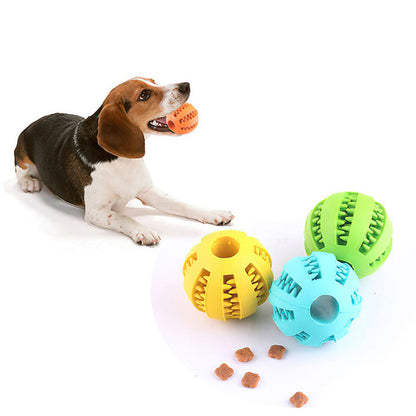 [1PC Interactive Dog Ball Toy] 1PC Dog Ball Toys Small Dogs Interactive Elastici