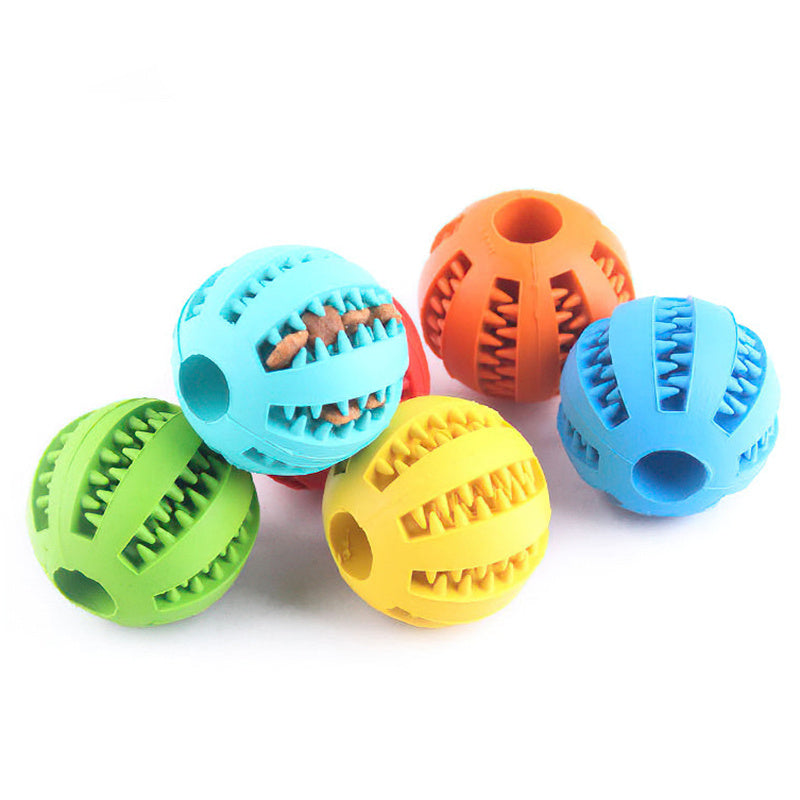 [1PC Interactive Dog Ball Toy] 1PC Dog Ball Toys Small Dogs Interactive Elastici