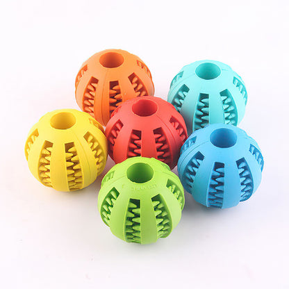 [1PC Interactive Dog Ball Toy] 1PC Dog Ball Toys Small Dogs Interactive Elastici