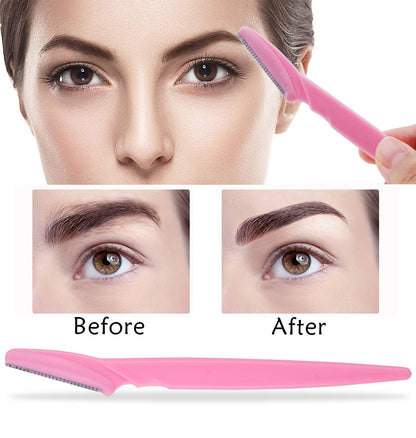 3/4/10Pcs Eyebrow Trimmer Blade Shaver Portable Face Razor Eyebrow Epilation Hair Removal Cutters Safety Razor Women Makeup Tools