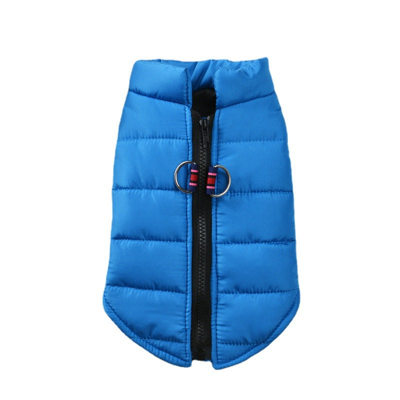 1pc Waterproof Pet Jacket - Water-Resistant, Thermal Insulation, Plush and Cozy Material - Perfect for Small Dogs, Puppies, Cats, Toy Breeds, and Feline Friends in Cold Winter, Autumn, and Spring Seasons