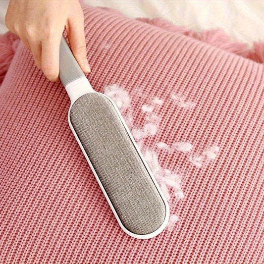 1pc, Reusable Lint Brush, Double-sided Pet Hair Removal Brush, Manual Electrosta