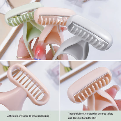 Versatile Portable Hair Removal Tool - Stainless Steel Blade for Armpits, Legs & Bikini Area | Unisex, Fragrance-Free Hair Remover for Women - Wax Hair Removal Kit