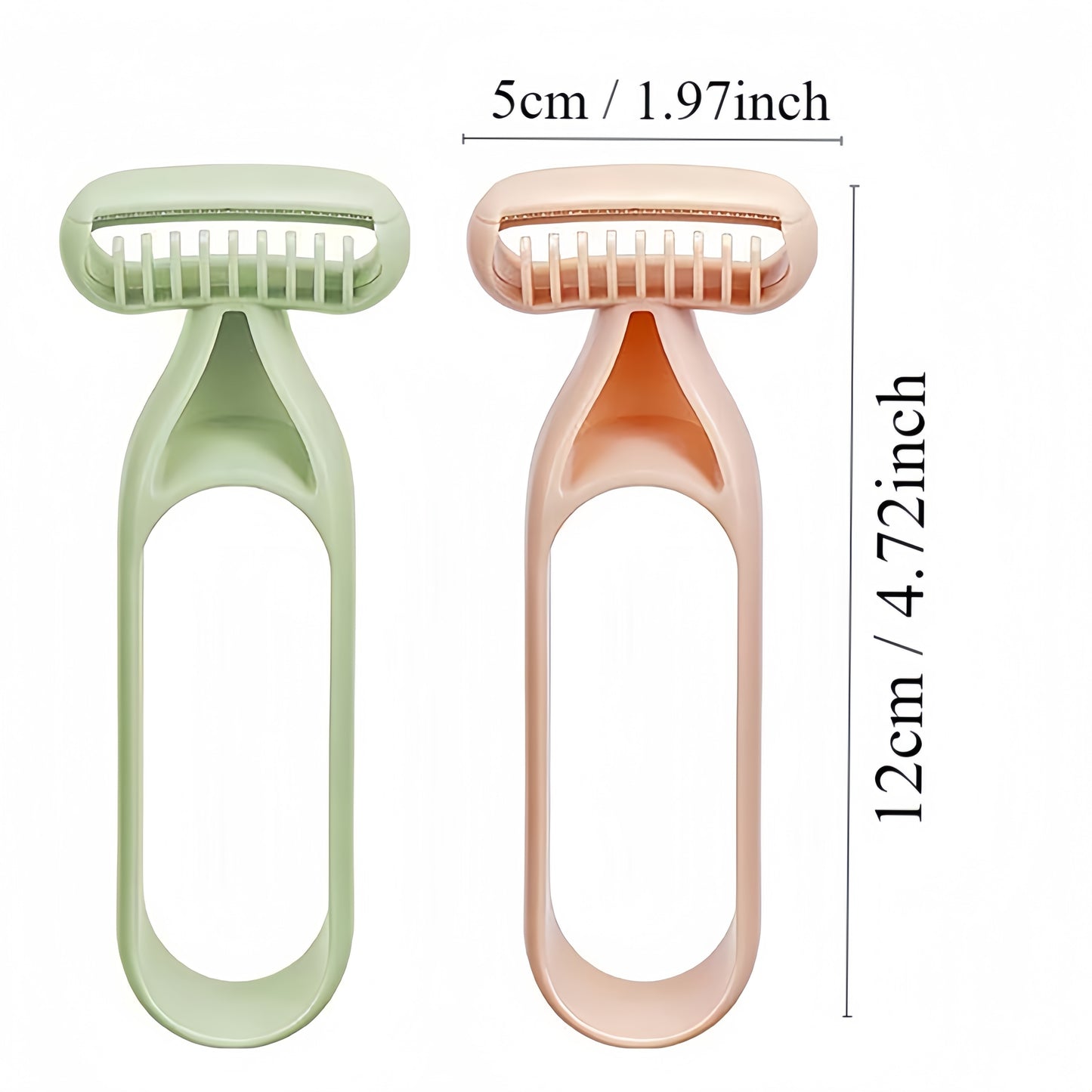 Versatile Portable Hair Removal Tool - Stainless Steel Blade for Armpits, Legs & Bikini Area | Unisex, Fragrance-Free Hair Remover for Women - Wax Hair Removal Kit