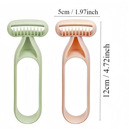 Versatile Portable Hair Removal Tool - Stainless Steel Blade for Armpits, Legs & Bikini Area | Unisex, Fragrance-Free Hair Remover for Women - Wax Hair Removal Kit