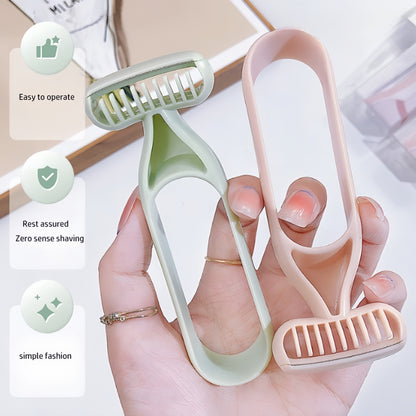 Versatile Portable Hair Removal Tool - Stainless Steel Blade for Armpits, Legs & Bikini Area | Unisex, Fragrance-Free Hair Remover for Women - Wax Hair Removal Kit