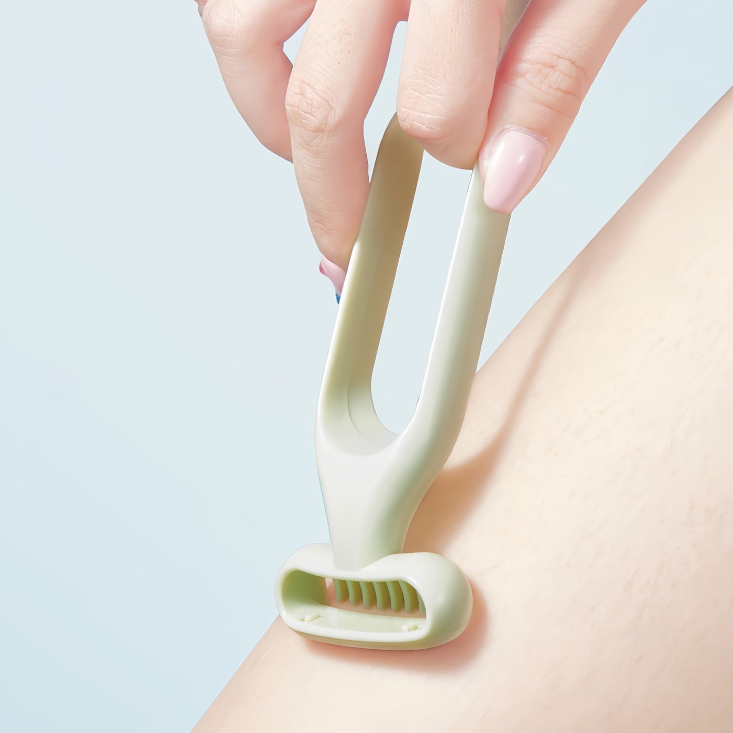 Versatile Portable Hair Removal Tool - Stainless Steel Blade for Armpits, Legs & Bikini Area | Unisex, Fragrance-Free Hair Remover for Women - Wax Hair Removal Kit