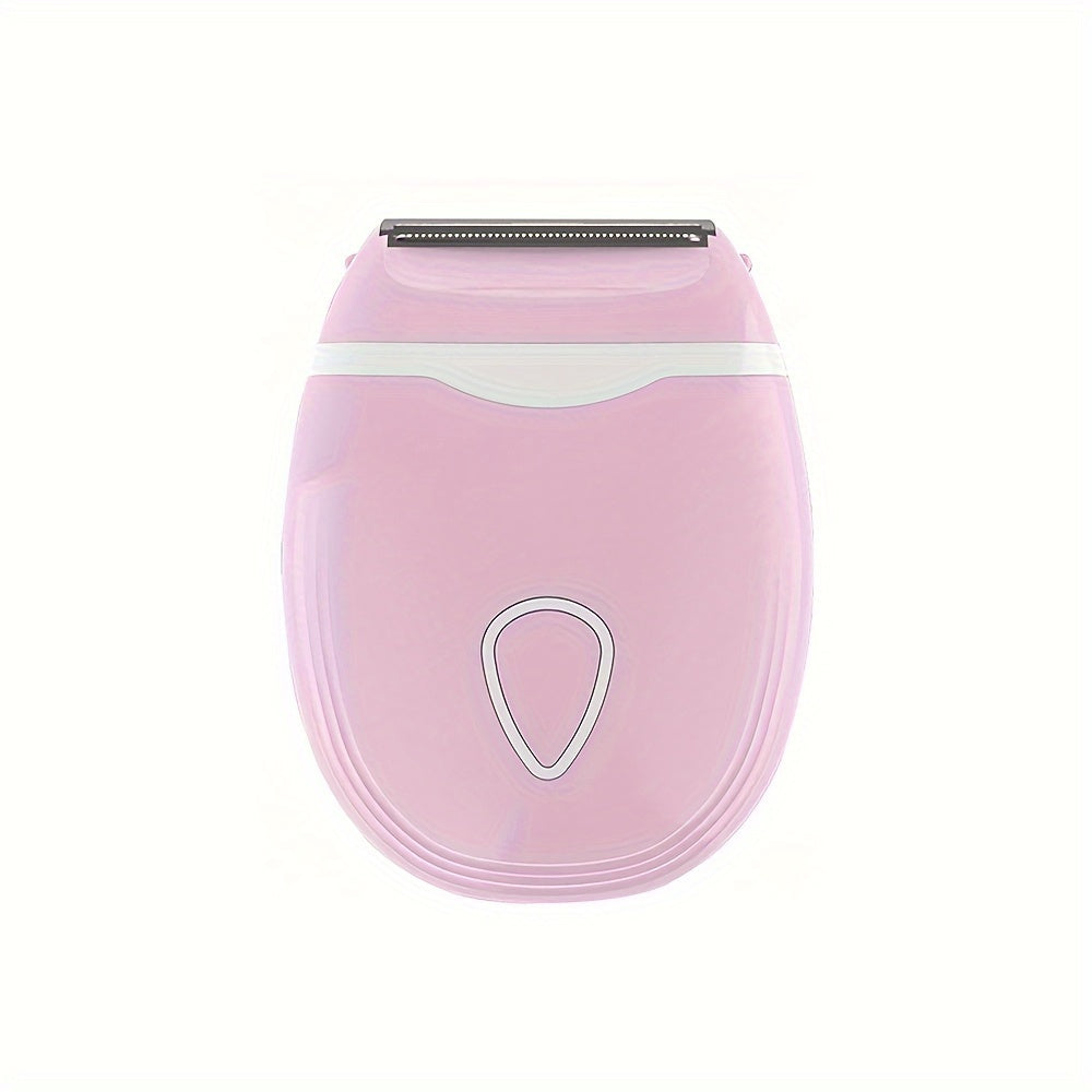 Electric Shaver For Women Electric Razor For Womens Bikini Legs Underarm Hairs Portable Trimmer With Detachable Head Wet Dry Use (No Batteries)