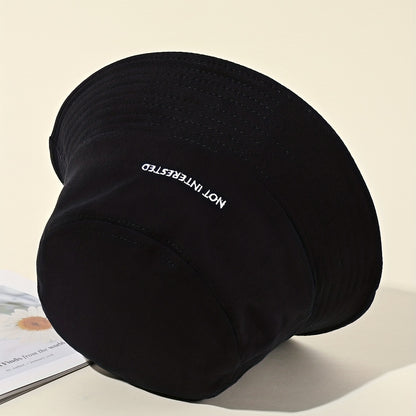 Embroidered Beach Bucket Hat