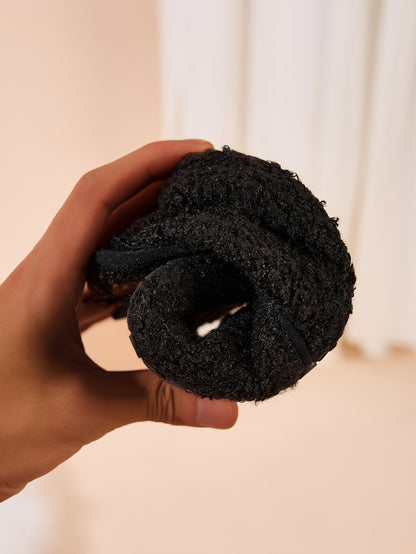 Women's Winter Warm Slip-On Slippers with Closure - Soft Fabric Indoor/Outdoor House Shoes, Non-Slip Rubber Sole & Plush Lining for Cozy Comfort, Light Blue, Indoor Slippers, Home Comfort, Simple Style, Comfortable Fit, Home