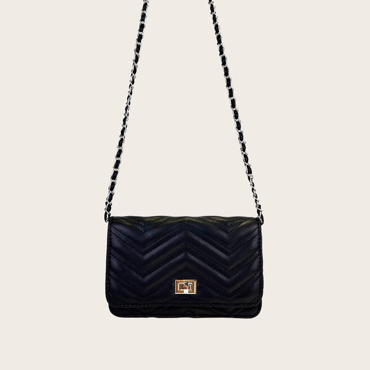 Classic Diamond Embroidery Thread Small Square Bag Fashion Ladies Shoulder Bag Simple Chain Messenger Bag for Women