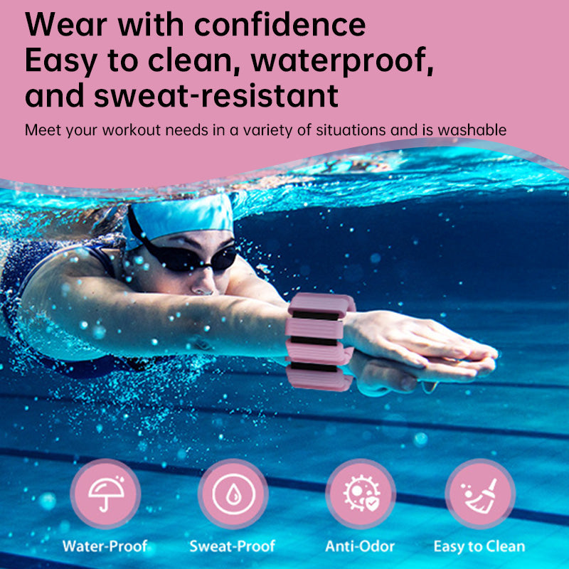 Weighted Wristbands: Silicone, for Weight Training/Yoga/Dance/Fitness (Also for Ankles)