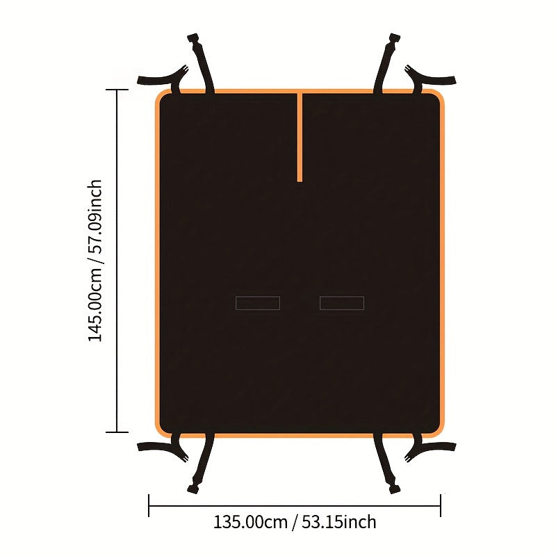 New Car Pet Mat Anti-fouling Foldable Car Pet Mat Rear Car Seat Cushion
