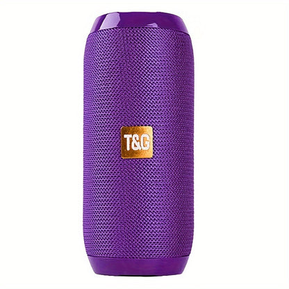 TG117 Portable Wireless Stereo Speaker System - Twin Speaker TWS Technology, Built-in Mic for Hands-Free Calls, FM Radio, TF Card & USB Playback - Perfect for Travel, Outdoor Adventures, and Indoor Entertainment