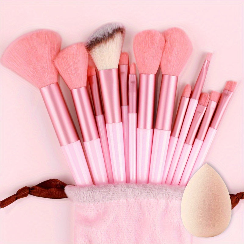 13PCS Soft Fluffy Makeup Brushes Set For Cosmetics Foundation Blush Powder Eyeshadow Kabuki Blending Makeup Brush Beauty Tool