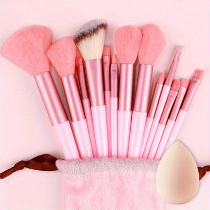 13PCS Soft Fluffy Makeup Brushes Set For Cosmetics Foundation Blush Powder Eyeshadow Kabuki Blending Makeup Brush Beauty Tool