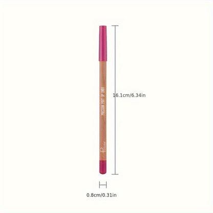 1pc Matte Lipstick & Liner Pen, Waterproof, Long-Lasting, Non-Stick, Berry Shades for All Skin Types, Makeup Pencils for Women, Pudaier