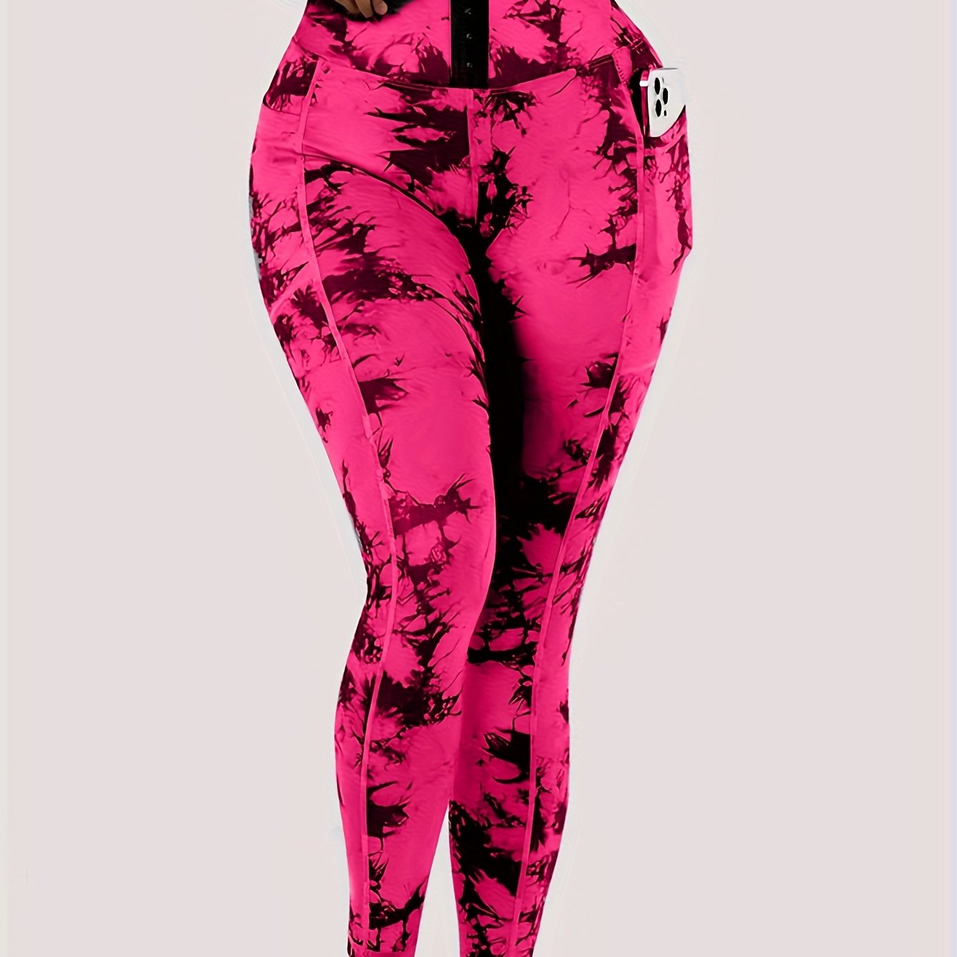 Tie Dye High Waist Yoga Leggings - Sculpting, Butt Lifting, Tummy Control, Moisture-Wicking, Four-Way Stretch Fitness Pants for Women - Wide Waistband, Comfortable, Sweat-Resistant, Perfect for Gym, Sports, Running, and Yoga