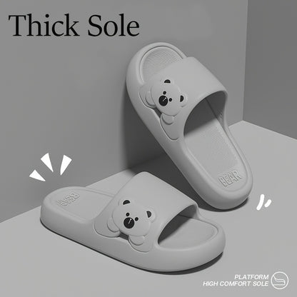 Women's Soft Sole Cartoon Home Shoes, Lightweight Comfortable Non-Slip Durable Cute Indoor Slippers for Shower and Walking