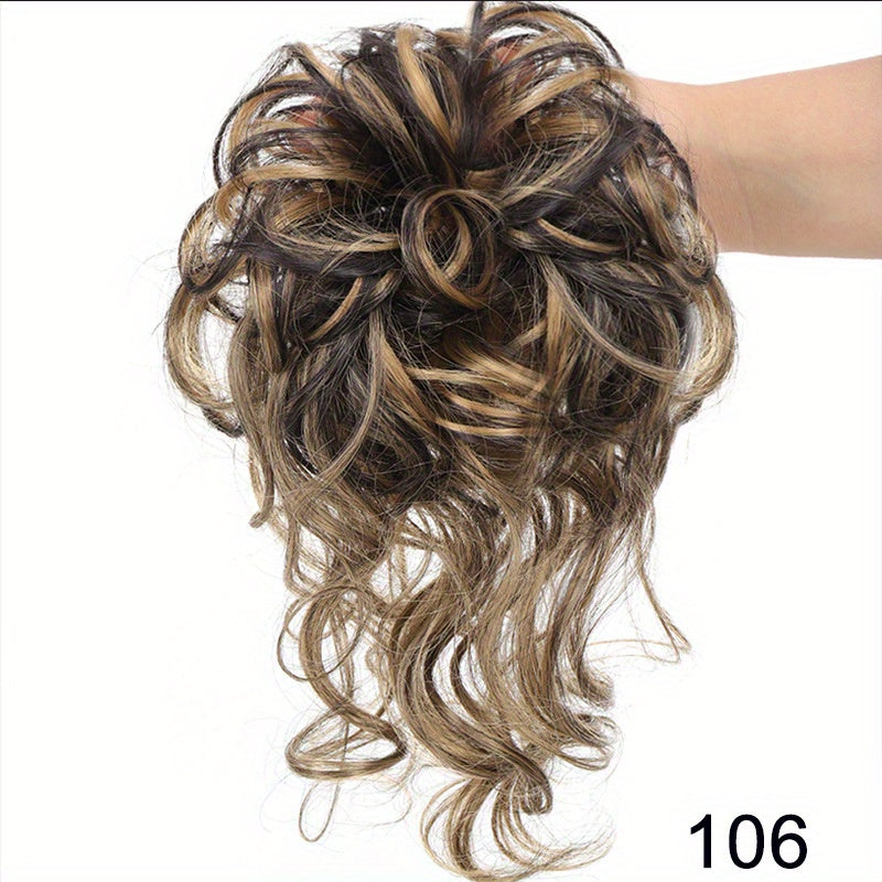 Easy-Attach Curly Bun Scrunchie