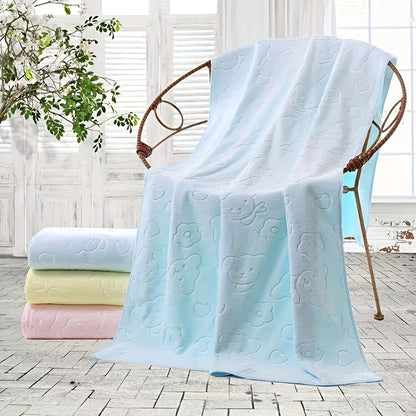 Ultra-Soft Plush Polyester Pet Bath Towel and Blanket - Highly Absorbent Quick-Dry Dog Bath Towel for Grooming, Drying, Sleeping - Durable Pet Towels for Dogs and Cats - 70.0cm x 140.0cm