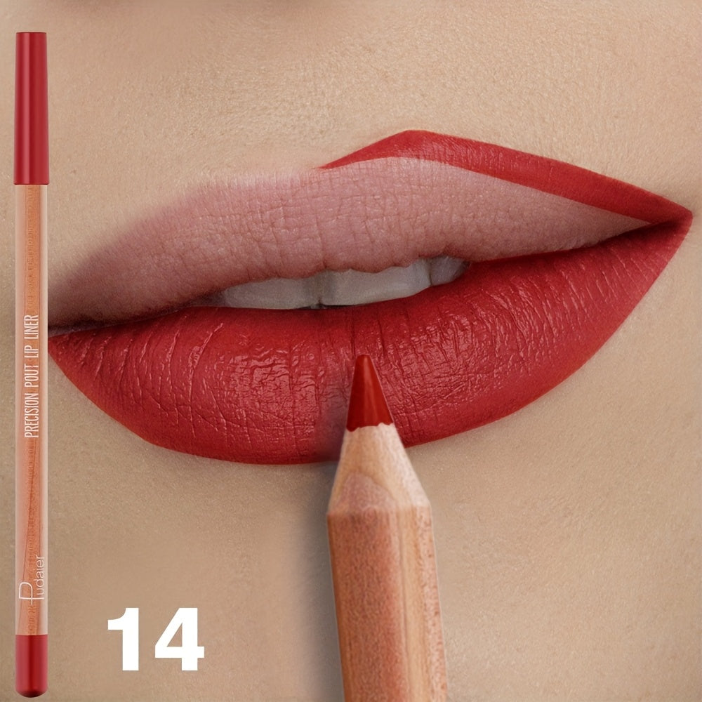 1pc Matte Lipstick & Liner Pen, Waterproof, Long-Lasting, Non-Stick, Berry Shades for All Skin Types, Makeup Pencils for Women, Pudaier