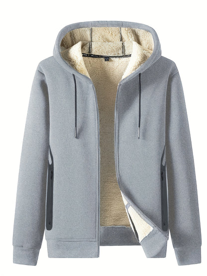 Men's Fleece Hooded Jacket
