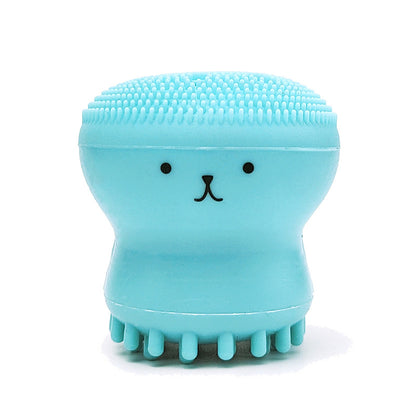Exfoliating Facial Cleaning Scrubber Brush, Octopus Shape Silicone Miniature Face Deep Clean Tool, Face Massage Scrub Brush, Manual Face Washing, Fit For Daily Skin Care