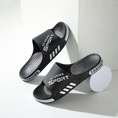 Men'S Casual Summer PVC Slippers - Non-Slip, Wear-Resistant Sole, Comfortable Slip-On Sandals for Outdoor & Indoor Use, Outdoor Footwear | Casual Slipon Shoes | PVC Upper Sandalssuitable for Men & Women