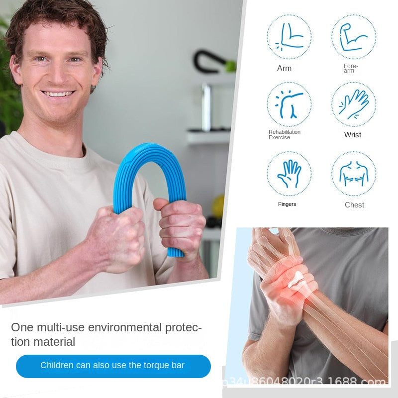 Multi functional resistance bar rehabilitation training arm strength wrist strength exercise resistance bar arm strength device