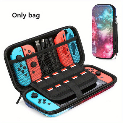 Waterproof Nintendo Switch Carry Case - Durable & Slim-Fit Hard Protection - Secure Storage for Console, Games, Accessories, and Controllers - Perfect for On-the-Go Gamers