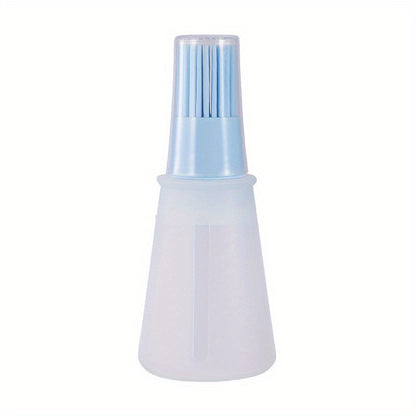 1pc Multi-Use Silicone Oil Brush and Dispenser - Easy-to-Clean, Leakproof, for Grilling, Baking & BBQ