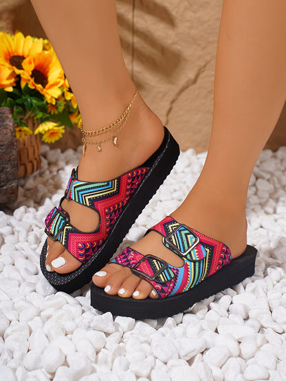 Women's Summer Flat Bottom Slippers Thick Sole Slippers for Women Outdoor