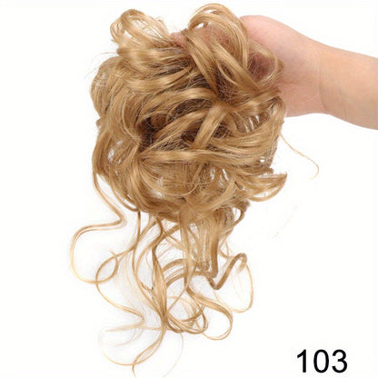 Easy-Attach Curly Bun Scrunchie