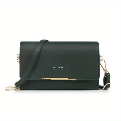 Women's Small Messenger Shoulder Bag Mobile Phone Bag Card Holder Wallet Handbag