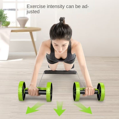 Cross-border Multi-functional Abdominal Trainer Ab Wheel Twist Plate Ab Roller Premium Rotating with Pull Rope Ab Roller