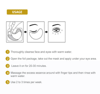 [Hydrating & Moisturizing] Maxylva Collagen Under Eye Patches | Hydrating & Moisturizing | Aloe Vera, Vitamin E & Green Tea Extracts | Alcohol-Free, Ideal for All Skin Types | Eye Care