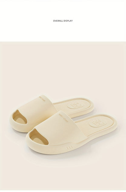 Unisex Breathable, Non-Slip, Foldable EVA Slippers with a Minimalist Round Toe Design, Suitable for Indoor Home Use for Both Men And Women, Ideal for All Seasons, Travel, And Everyday Wear.