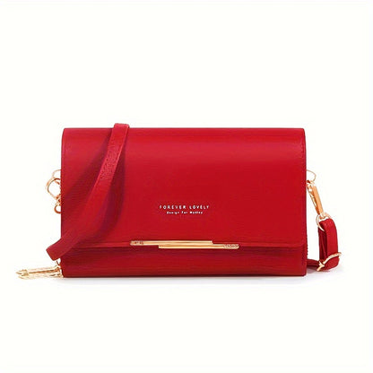 Women's Small Messenger Shoulder Bag Mobile Phone Bag Card Holder Wallet Handbag