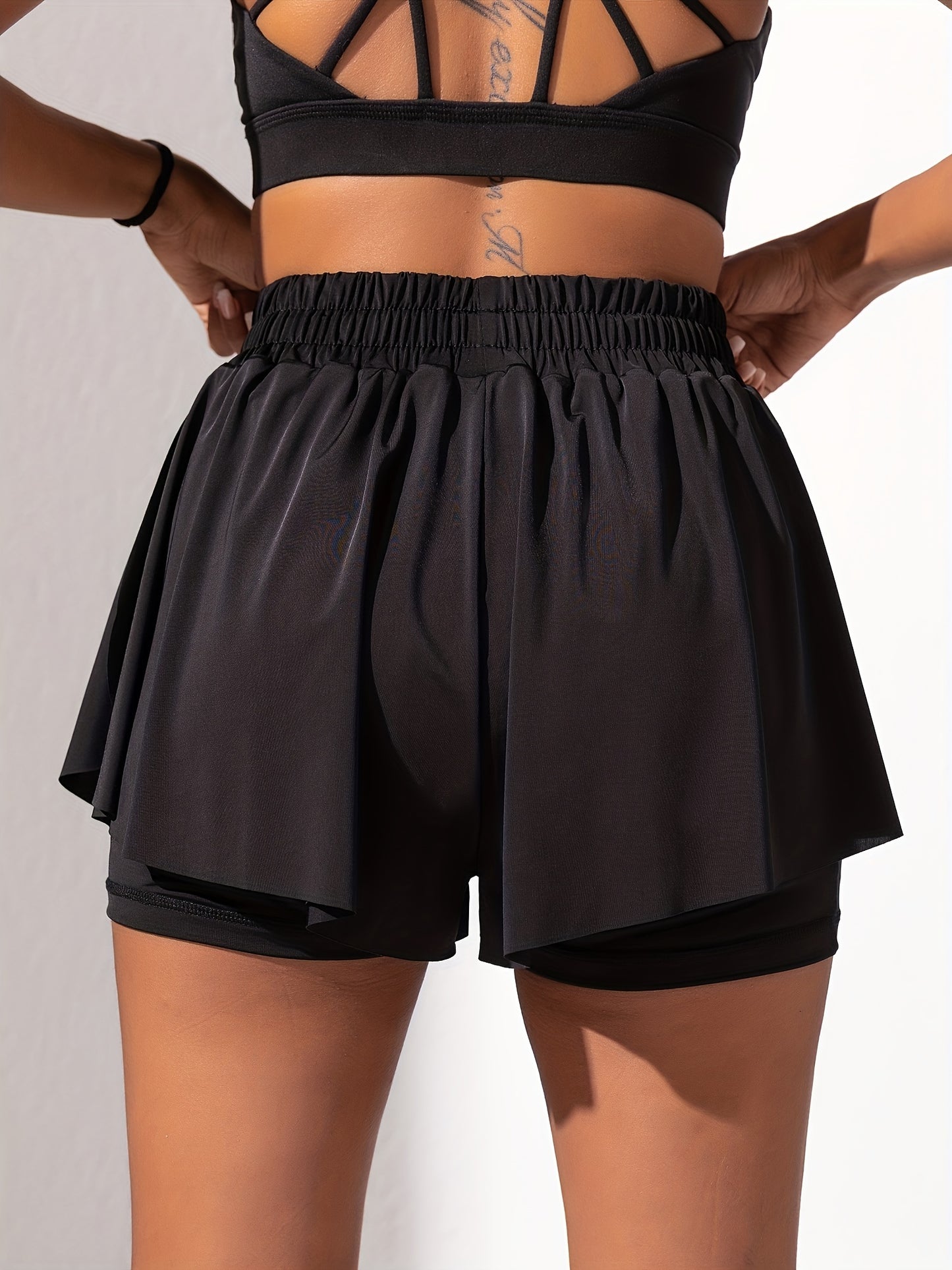 Women'S Summer Breathable Yoga Shorts with Drawstring Side Pockets for Fitness And Running.